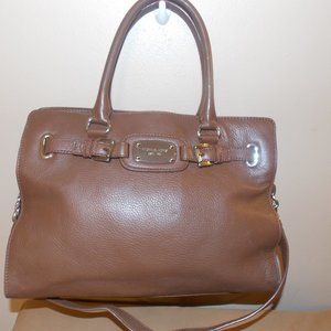 Michael Kors Light Brown Leather 2 Way Bag